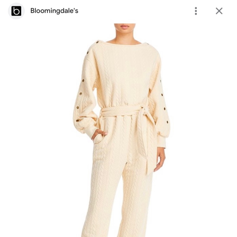 Aqua cable knit jumpsuit new with tag!